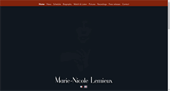 Desktop Screenshot of marienicolelemieux.com